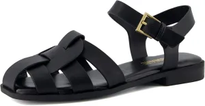 CUSHIONAIRE Benny Women's Fisherman Sandal With Cushioned Footbed and Adjustable Buckle