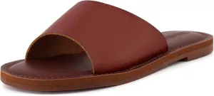 CUSHIONAIRE Women's Carly slide Sandal with Memory Foam