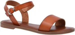 CUSHIONAIRE Women's Clara One Band Ankle Strap Sandal  Memory Foam, Wide Widths Available