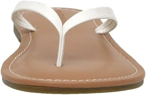 CUSHIONAIRE Women's Cora Flat Flip Flop Sandal with  Comfort