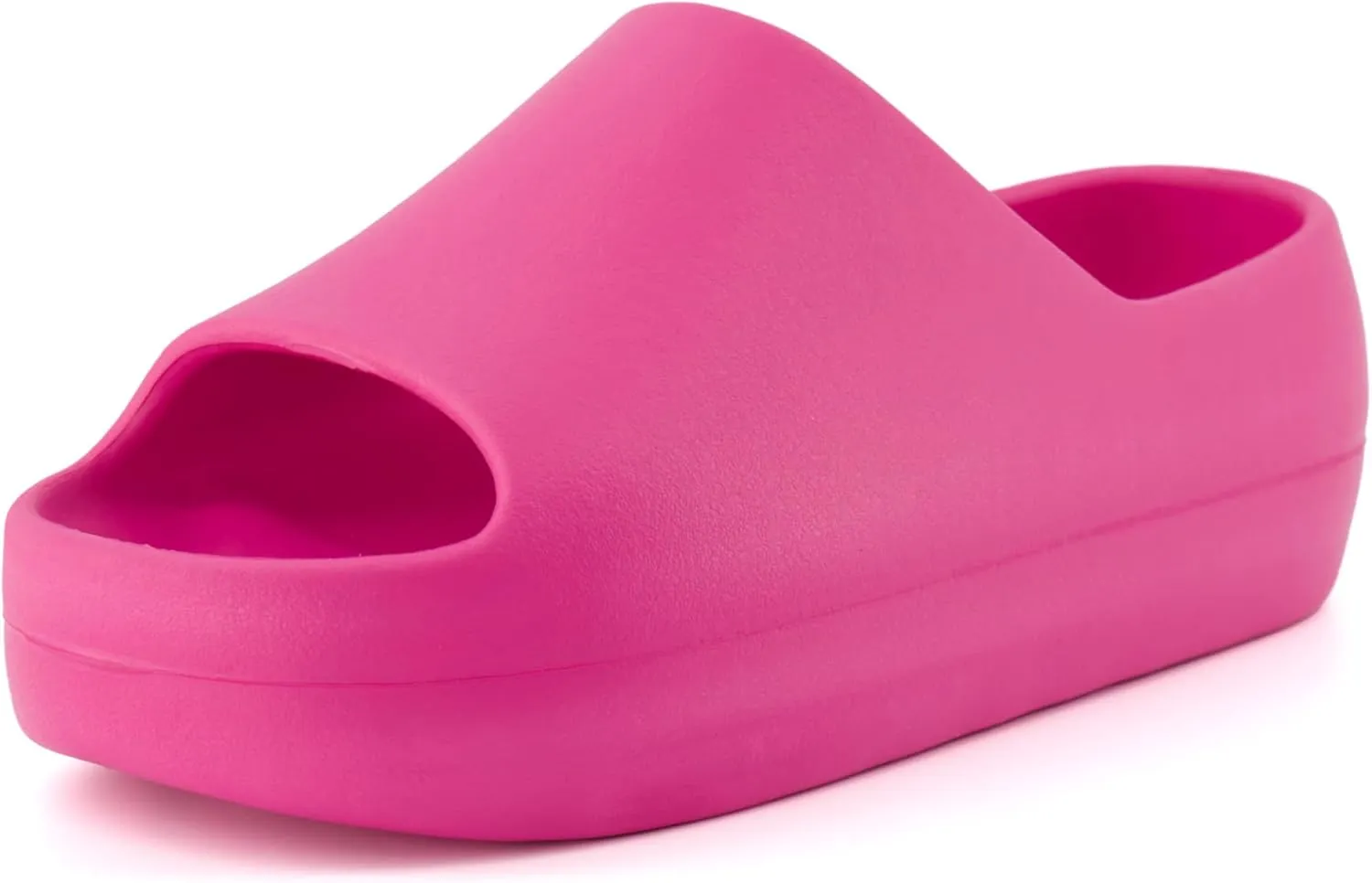 CUSHIONAIRE Women's Harrison platform slide sandal with  Comfort