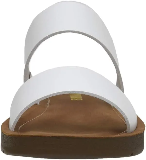 CUSHIONAIRE Women's Imelda 2 band slide sandal  Memory Foam