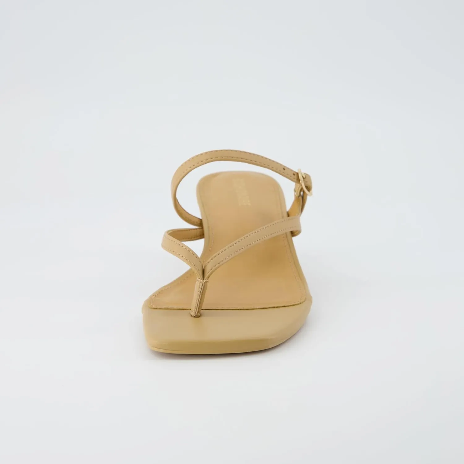 CUSHIONAIRE Women's Madrid Strappy Kitten Heel Sandals  Memory Foam, Wide Widths Available