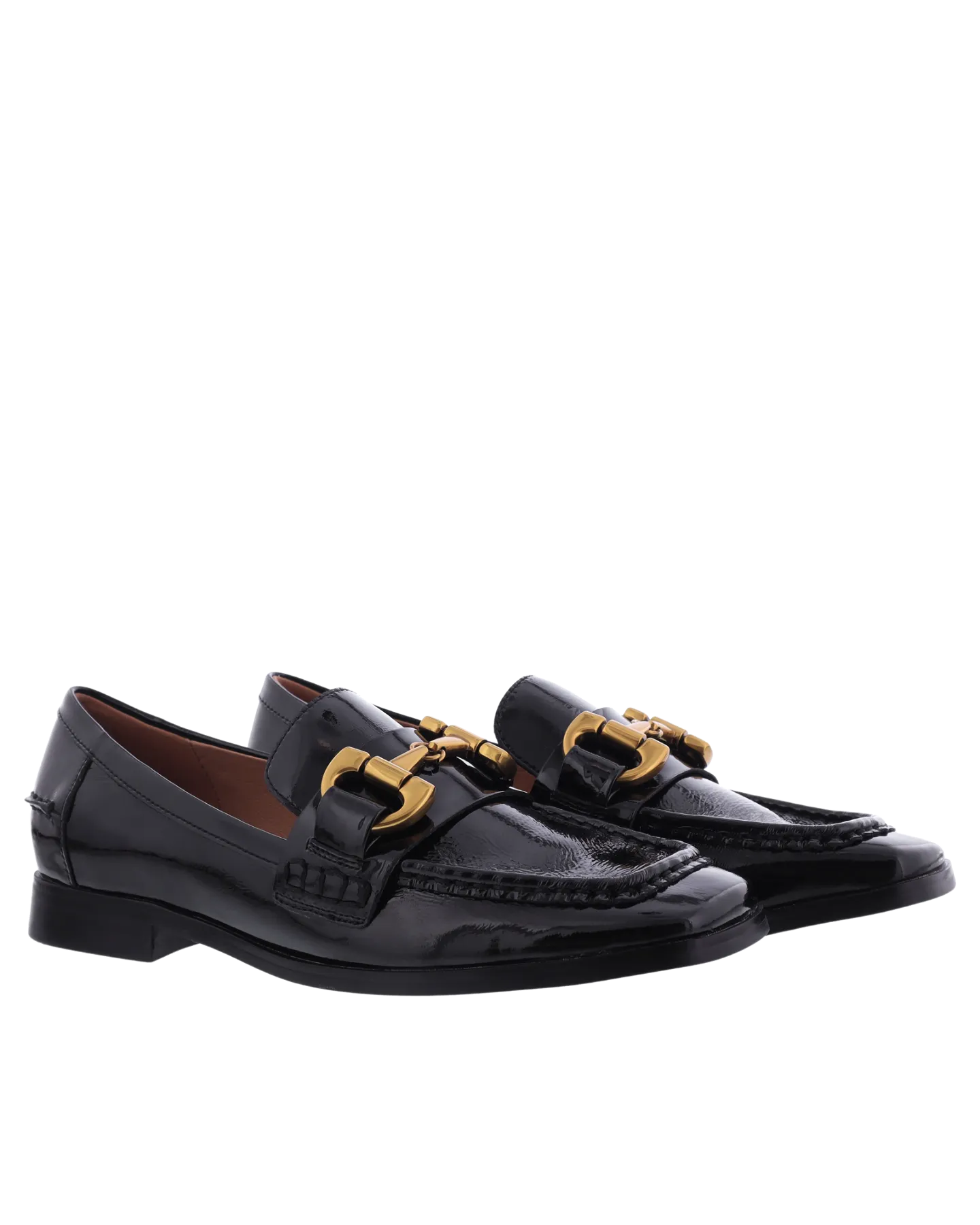 Dames Drew Naplack Loafer Zwart