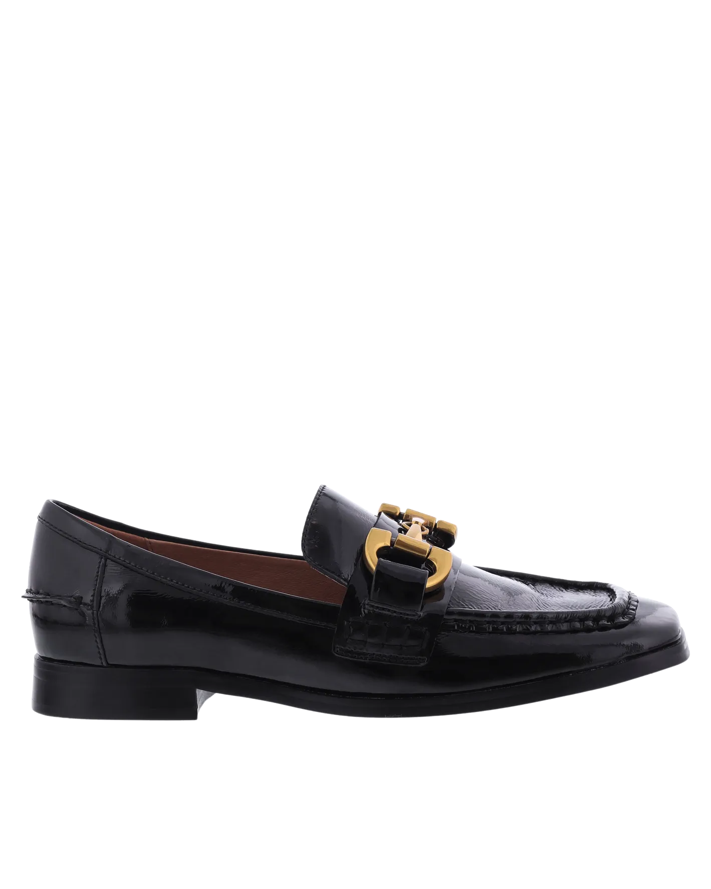 Dames Drew Naplack Loafer Zwart