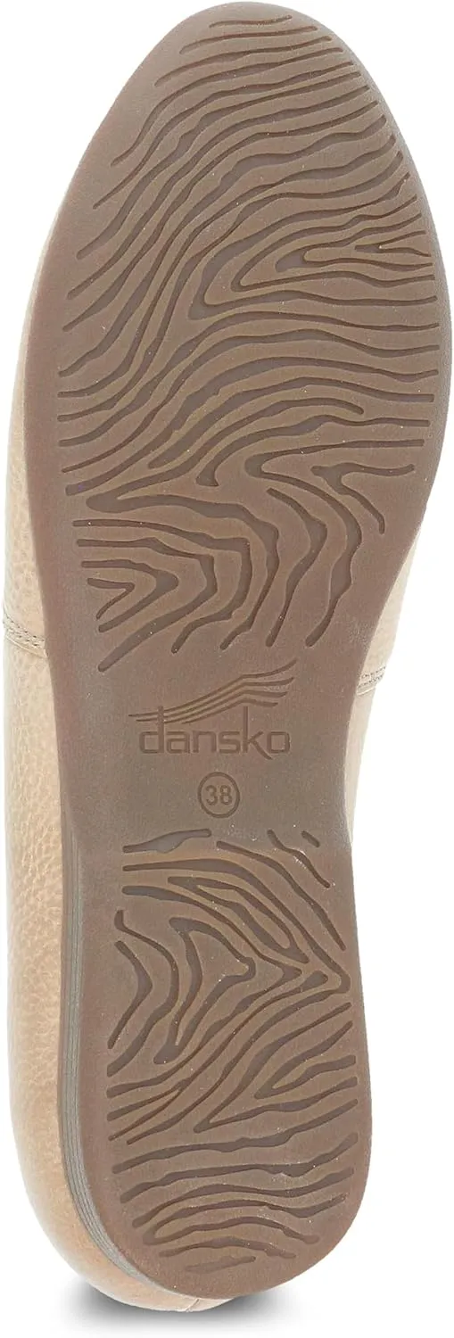 Dansko Larisa Slip-On Flats for Women - Comfotable Flat Shoes with Arch Support - Versatile Casual to Dressy Footwear - Lightweight Rubber Outsole