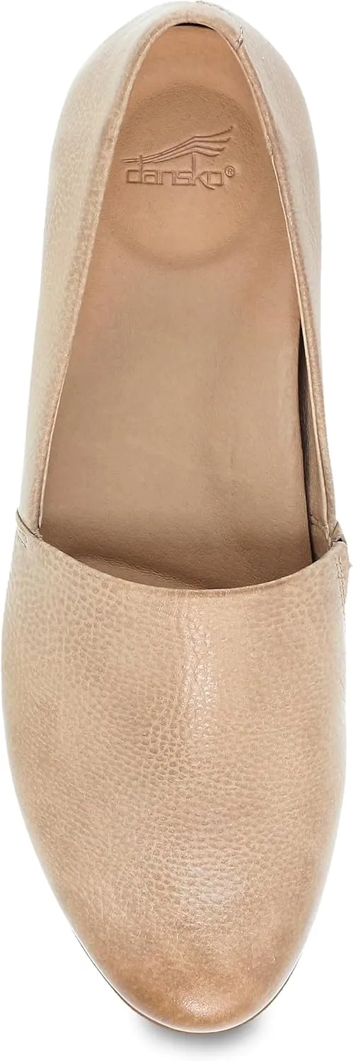 Dansko Larisa Slip-On Flats for Women - Comfotable Flat Shoes with Arch Support - Versatile Casual to Dressy Footwear - Lightweight Rubber Outsole