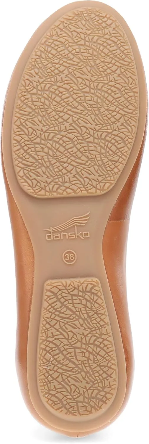 Dansko Mollie Slip-On Ballerina Flats for Women – Built-in Wedge with Arch Support – Versatile Casual to Dressy Footwear – Lightweight Rubber Outsole