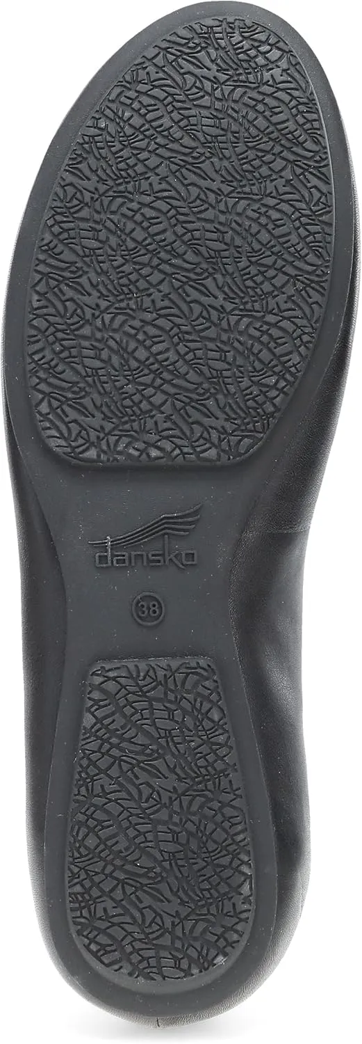 Dansko Mollie Slip-On Ballerina Flats for Women – Built-in Wedge with Arch Support – Versatile Casual to Dressy Footwear – Lightweight Rubber Outsole