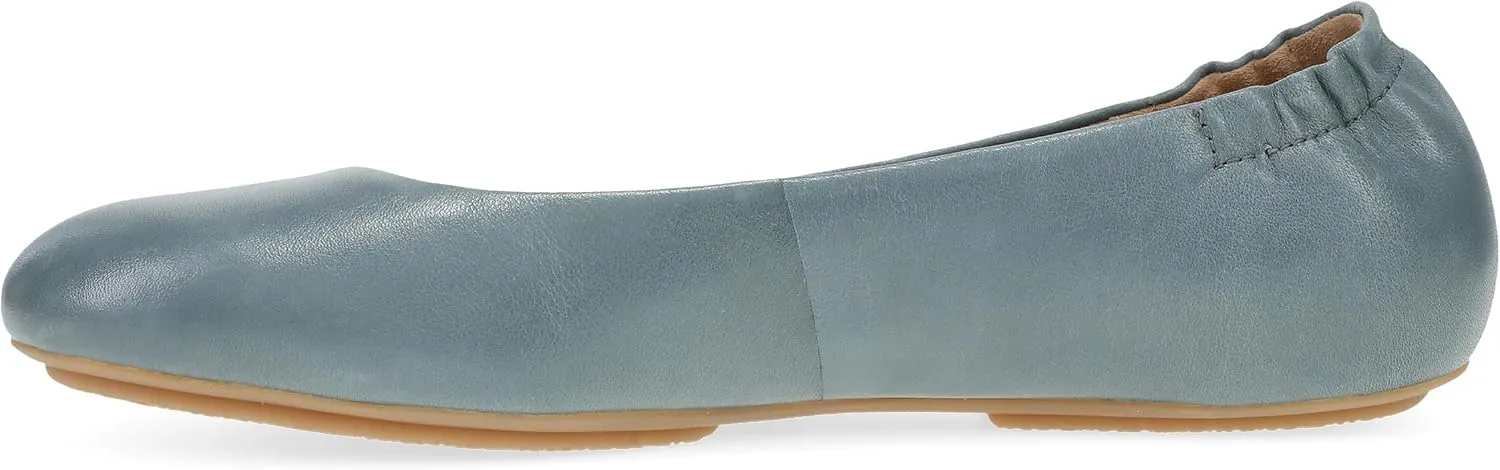 Dansko Mollie Slip-On Ballerina Flats for Women – Built-in Wedge with Arch Support – Versatile Casual to Dressy Footwear – Lightweight Rubber Outsole