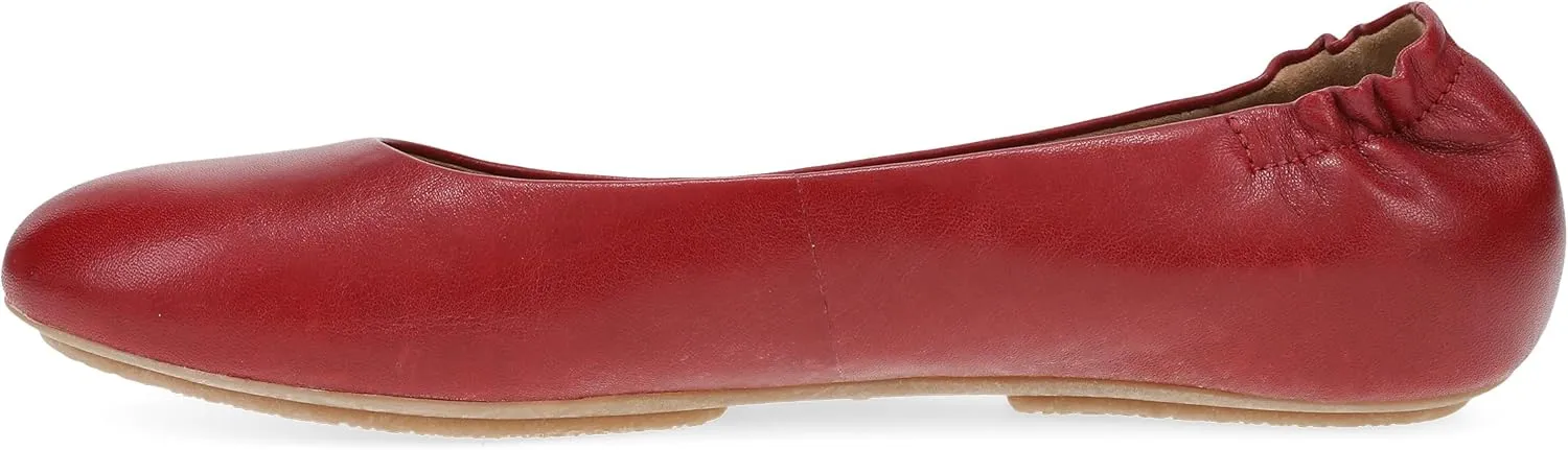 Dansko Mollie Slip-On Ballerina Flats for Women – Built-in Wedge with Arch Support – Versatile Casual to Dressy Footwear – Lightweight Rubber Outsole