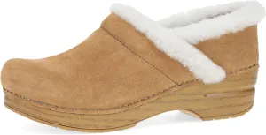 Dansko Pro Cozy Slip-On Clogs for Women - Rocker Sole and Arch Support for Comfort - Shearling Trim Details