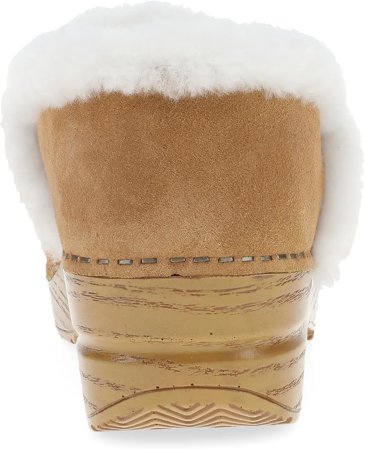 Dansko Pro Cozy Slip-On Clogs for Women - Rocker Sole and Arch Support for Comfort - Shearling Trim Details