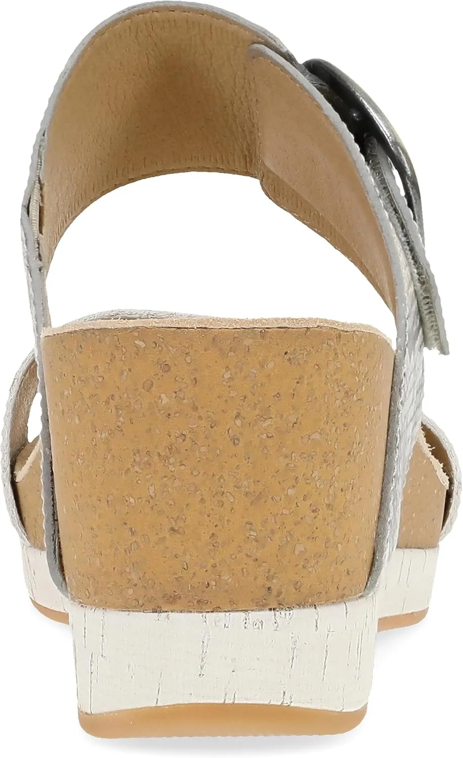 Dansko Shannon Slip-On Wedge Sandal for Women - Cork/EVA Wedge with Arch Support -Fully Adjustable Straps-Versatile Casual to Dressy Footwear