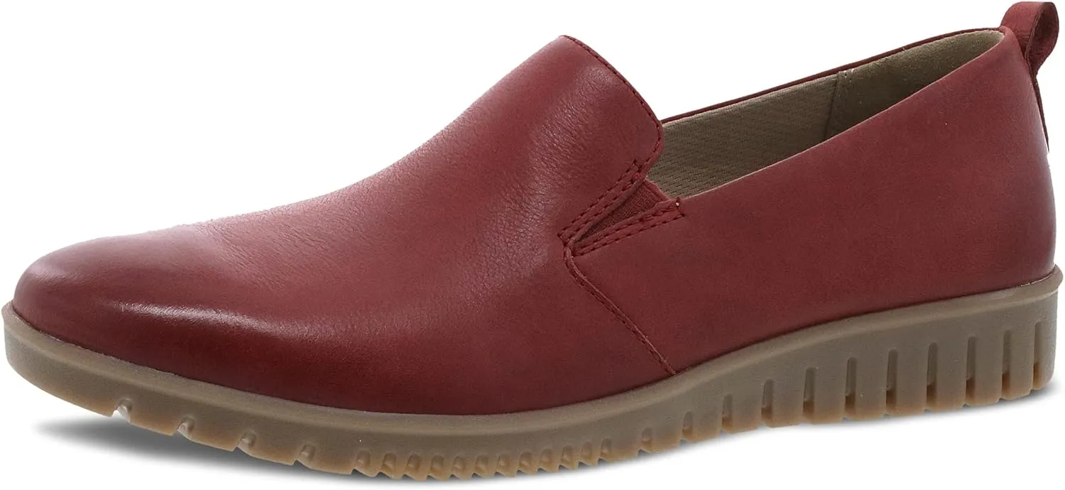 Dansko Women's Linley Lightweight Loafer - Leather Uppers and Blown Rubber Outsoles are Durable and Flexible - Versatile Casual to Dressy Footwear