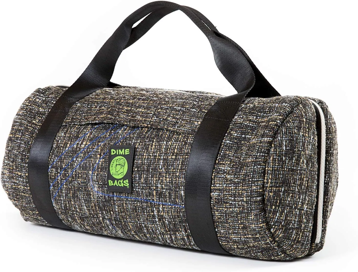 Dime Bags - Padded Duffle Tube, Durable Hemp Blend (15 Inch, Concrete)
