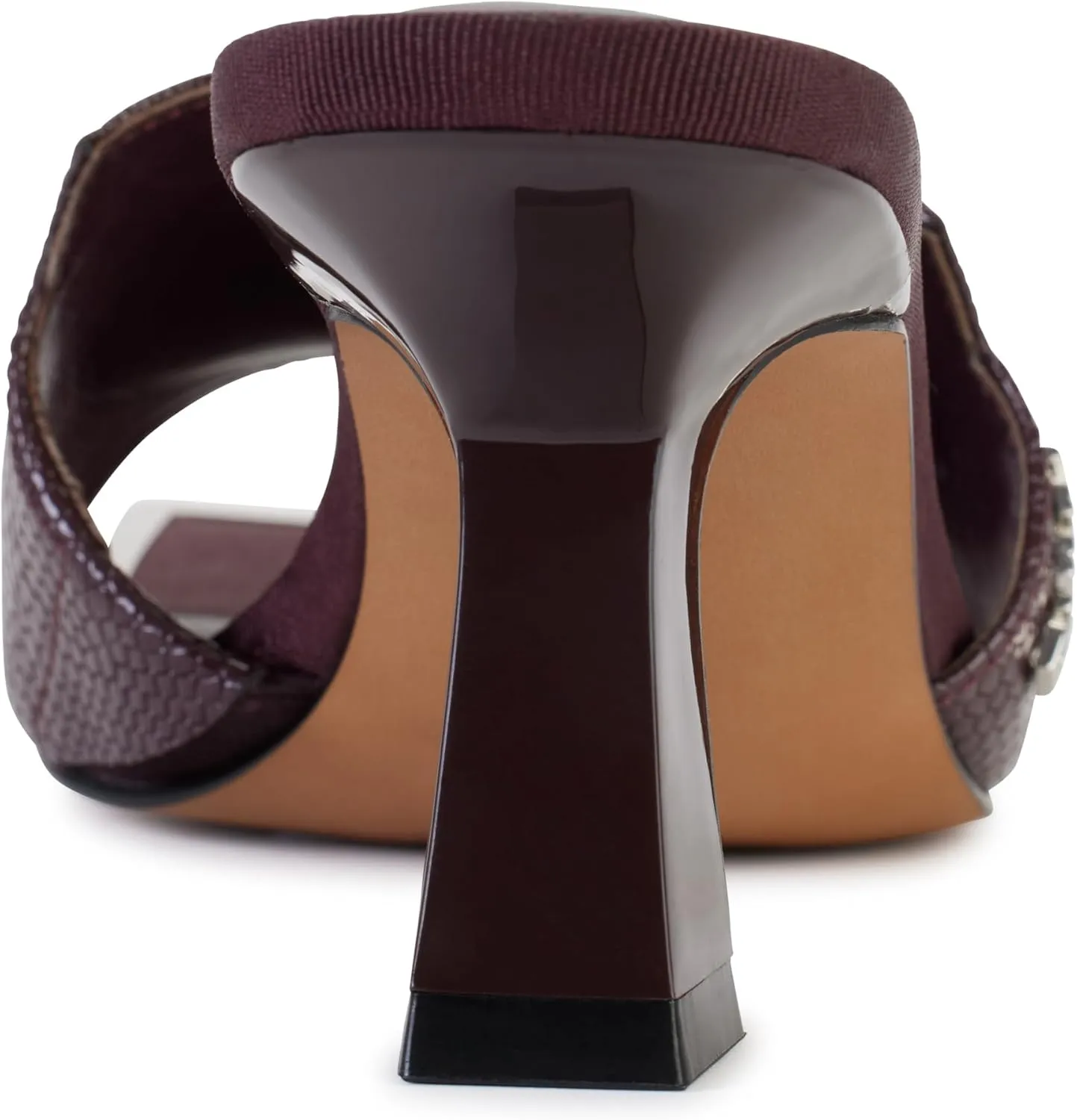 DKNY Women's Block Heel Square Toe Kailyn-Sandal Mule Heeled