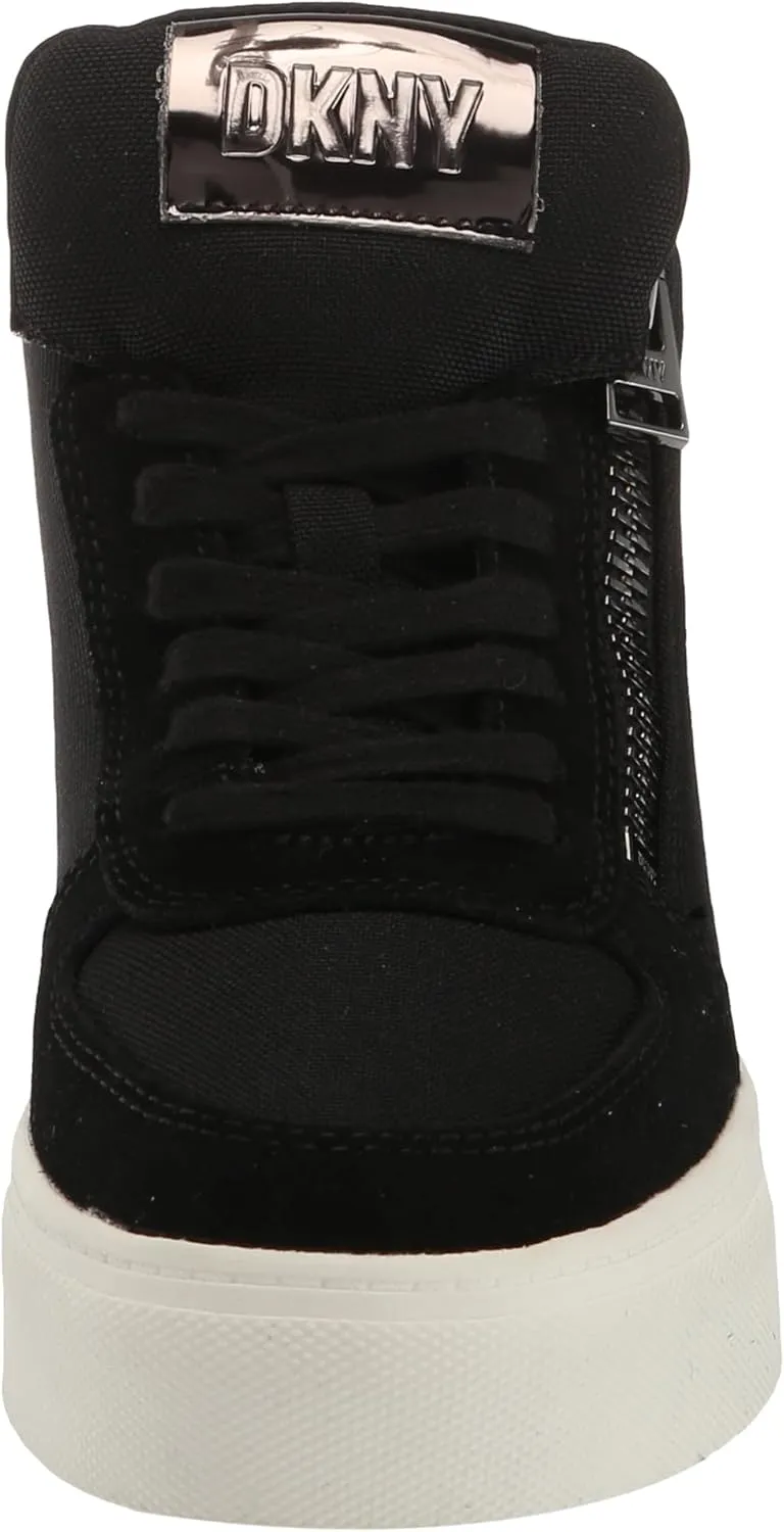 DKNY women's Cindell-Hightop Sneaker