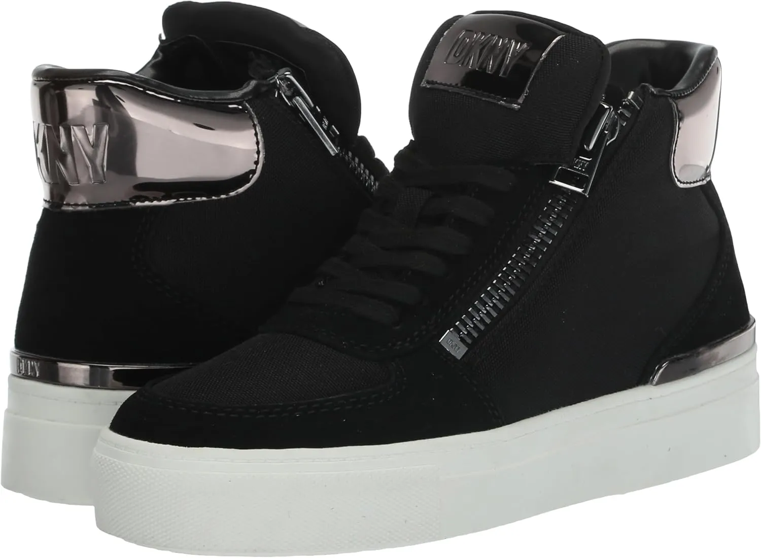 DKNY women's Cindell-Hightop Sneaker