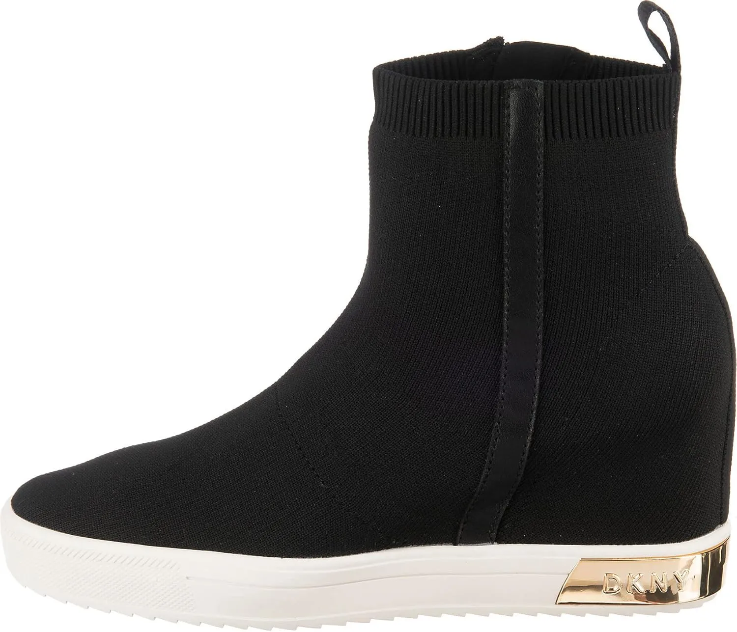 DKNY Women's High Top Slip-On Wedge Sneaker