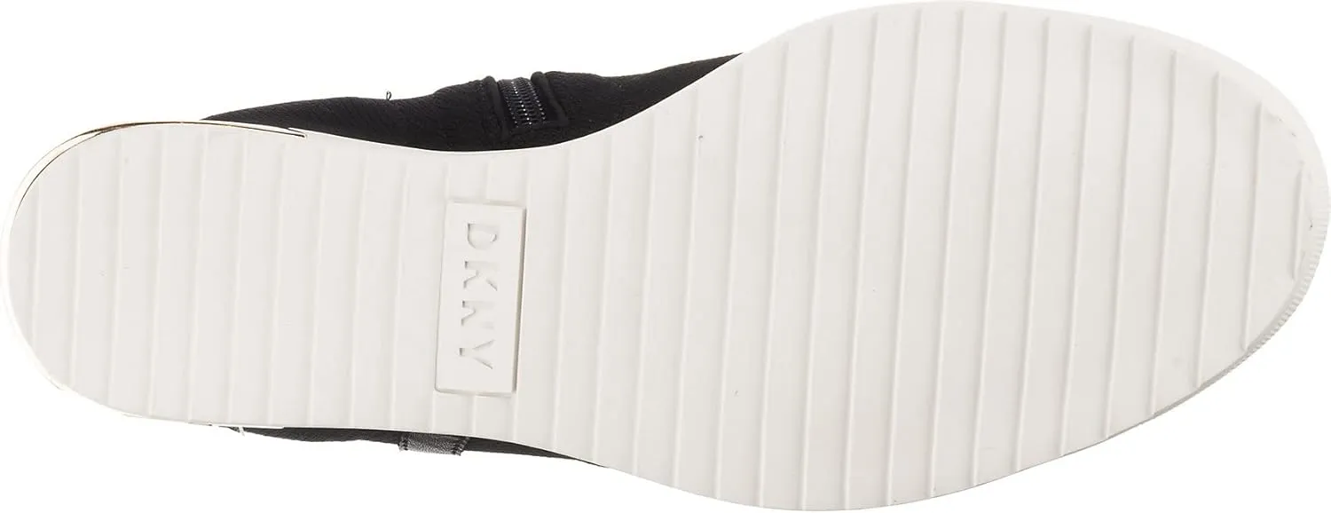 DKNY Women's High Top Slip-On Wedge Sneaker