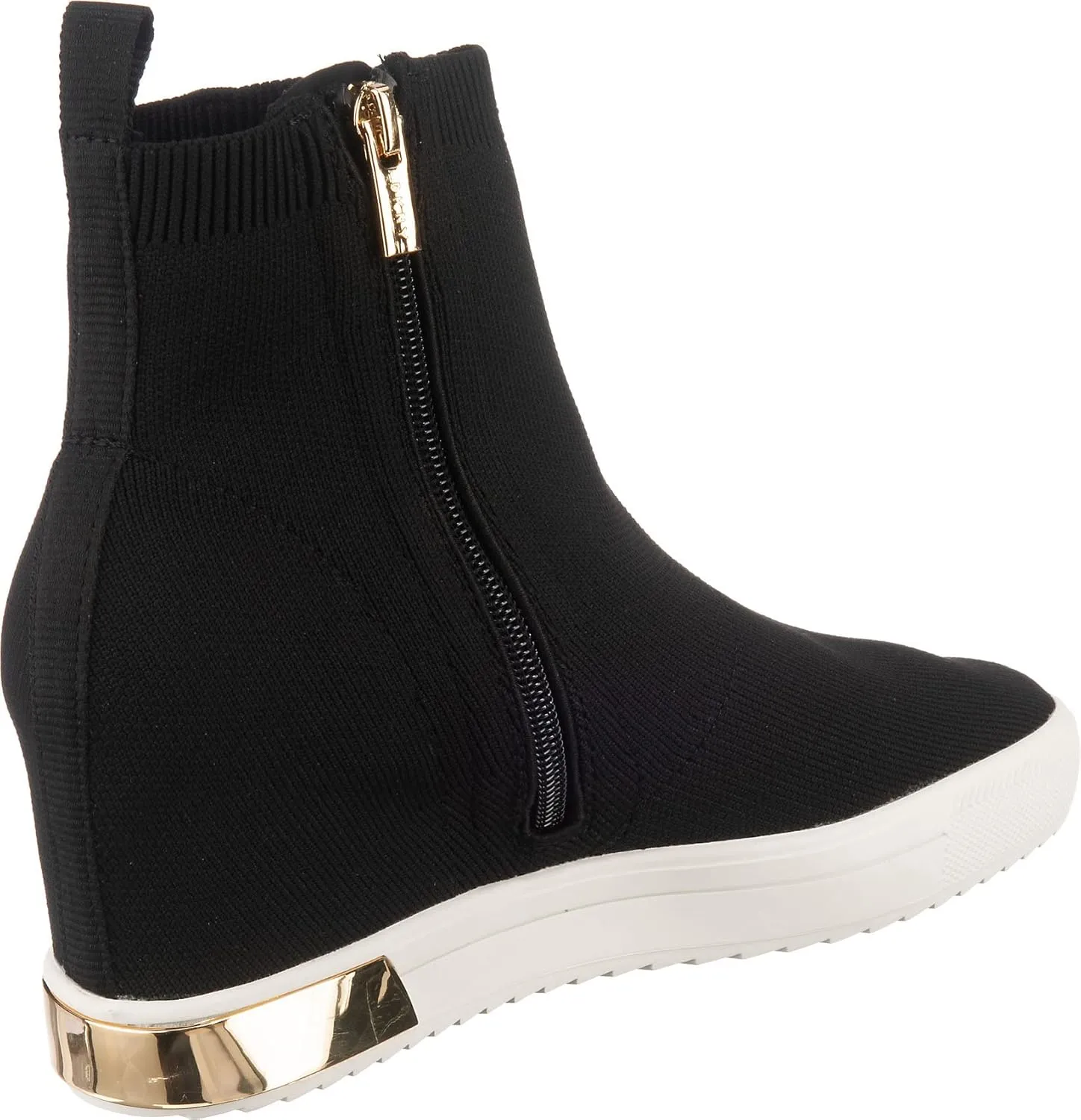 DKNY Women's High Top Slip-On Wedge Sneaker