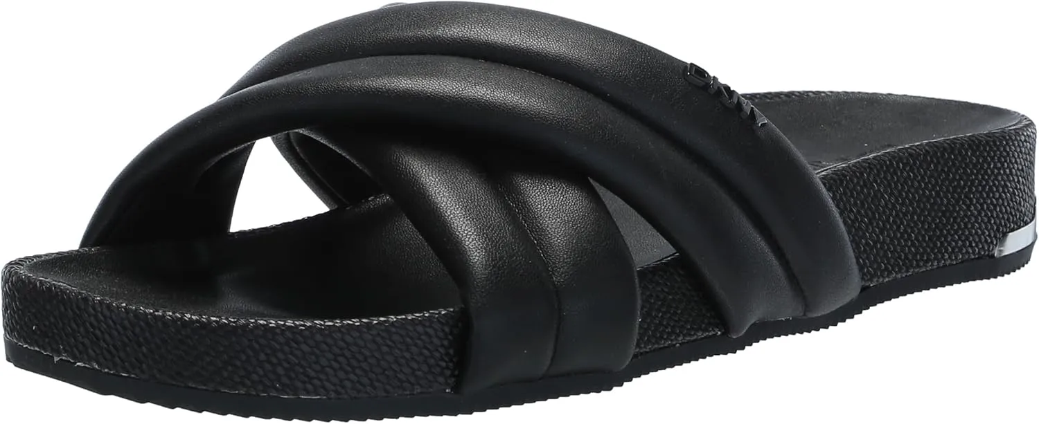 DKNY Women's Indra Criss Cross Flat Sandal