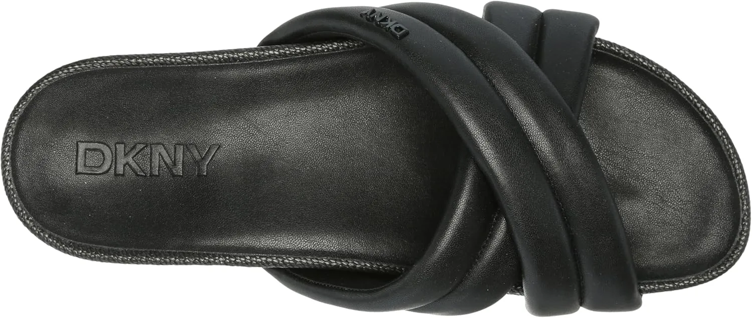 DKNY Women's Indra Criss Cross Flat Sandal