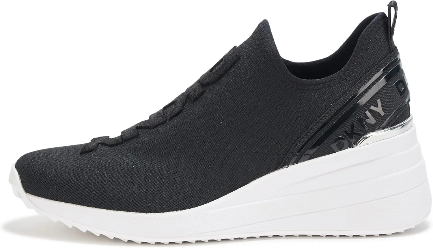 DKNY Women's Keeva Everyday Slip on Wedge Sneaker with Logo