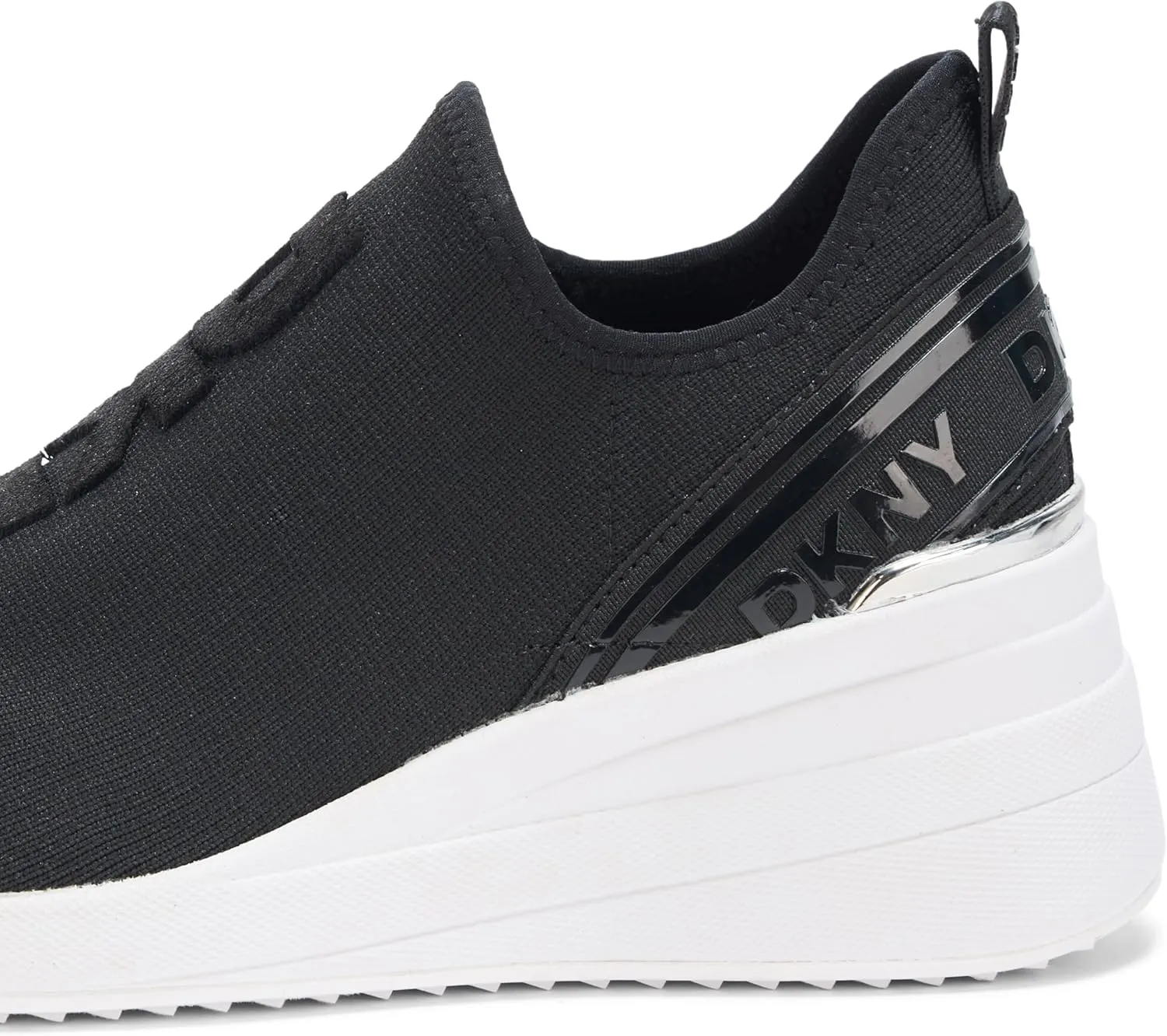 DKNY Women's Keeva Everyday Slip on Wedge Sneaker with Logo