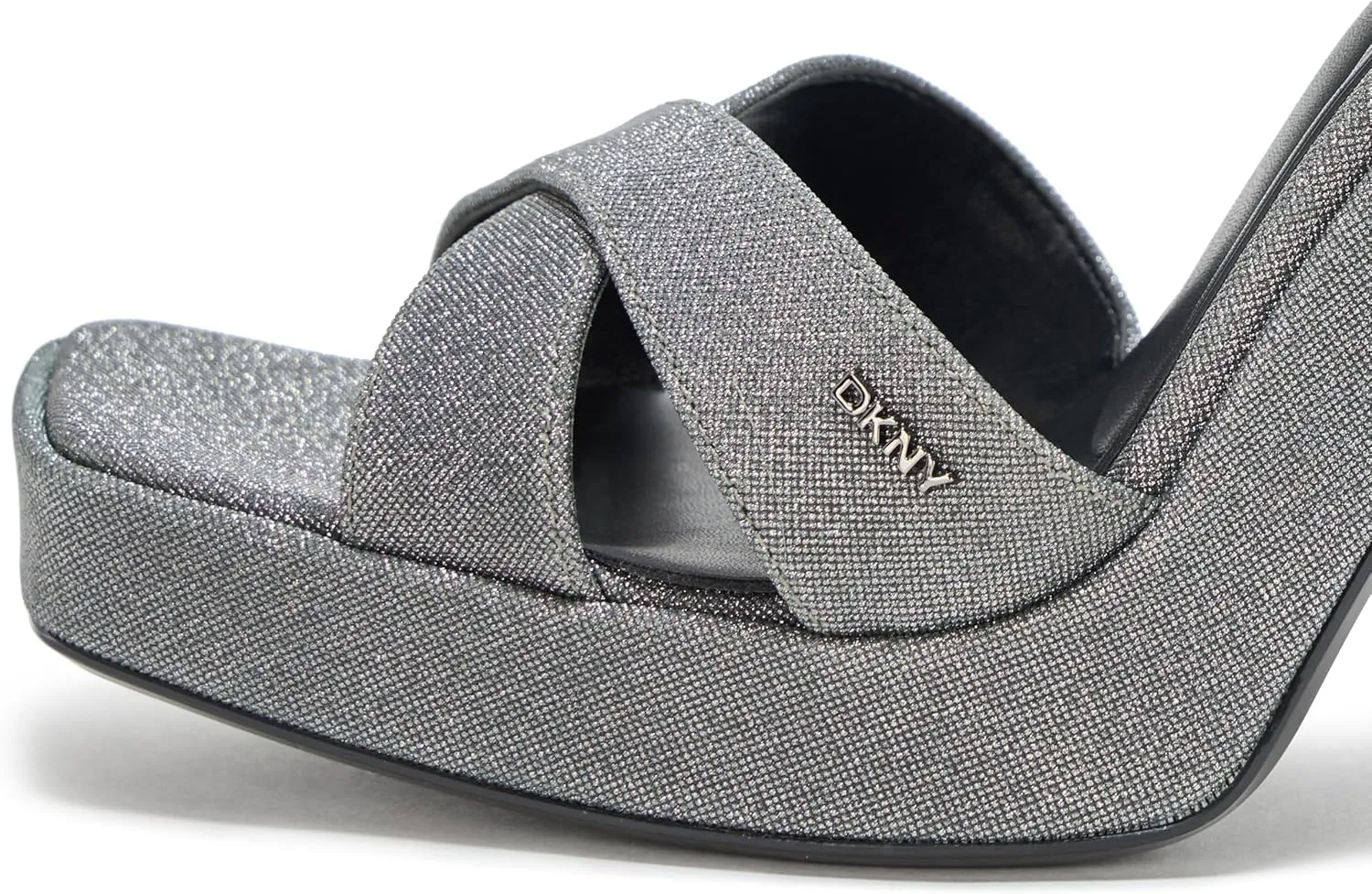 DKNY Women's Linda Platform Ankle Strap Block Heel Heeled Sandal