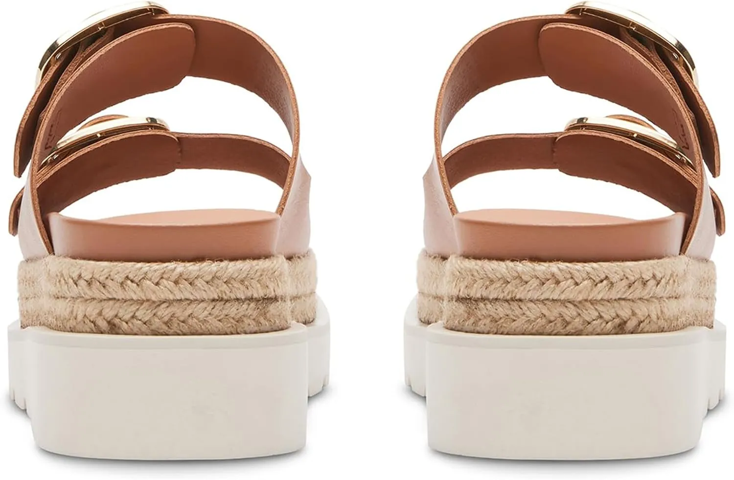 DOEYG Raffia Platform Wedges Sandals for Women Summer Beach Slide Sandals Comfortable Casual Woven Straw Crochet Open Toe Flatform Sandal