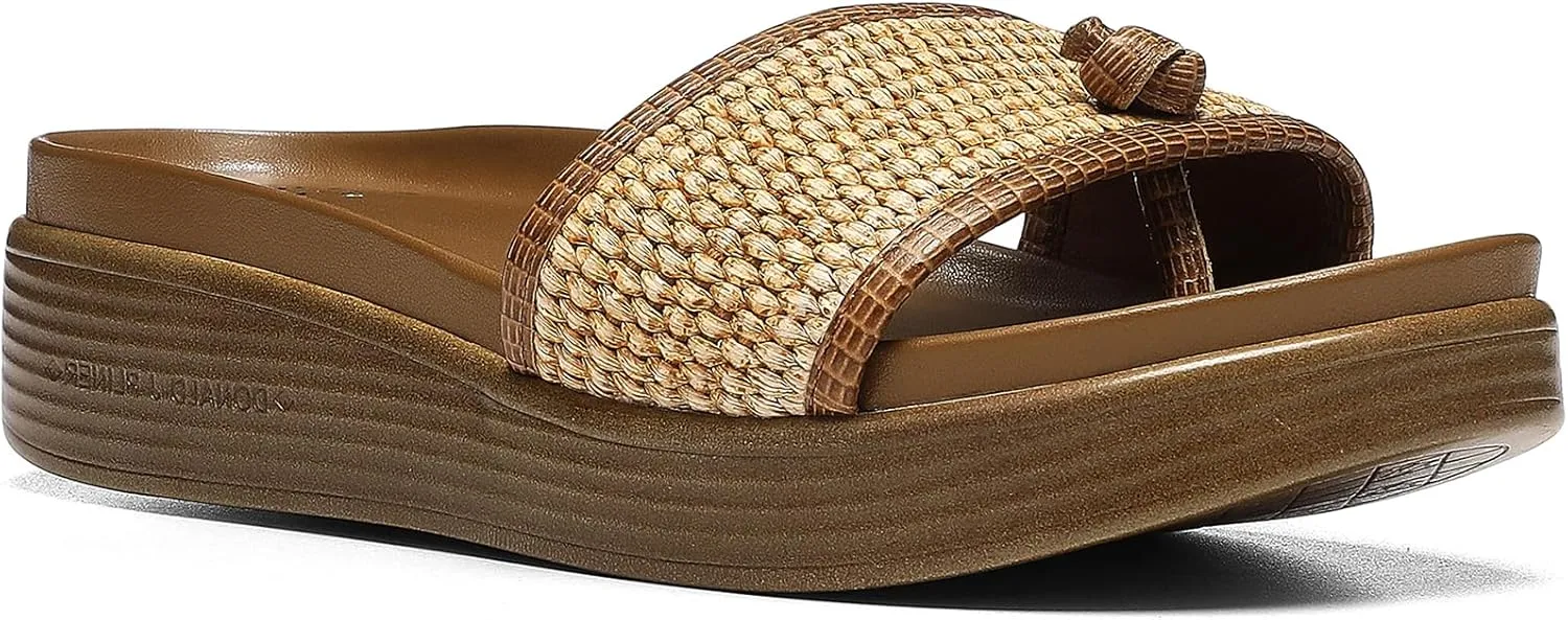 Donald Pliner Women's Farrah Slide Sandals, Women's Summer Sandals, 1,25" Slip-On Sandals for Women