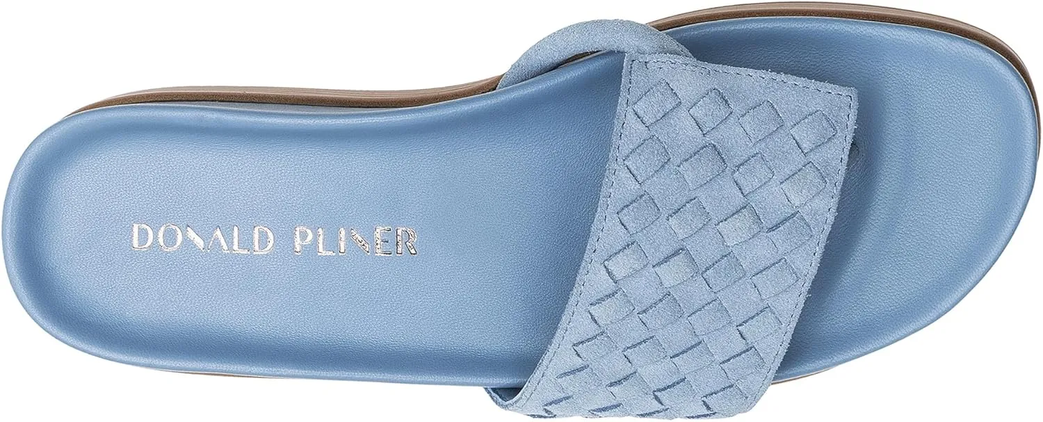 Donald Pliner Women's Fifi Slide Sandals, Women's Summer Sandals, Women’s Shoes, Comfortable Open-Toe Casual Flats