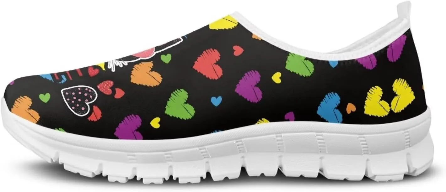 Doojoayie Slip On Tennis Shoes Young Male Travel Workout Shoes Fashion Holiday Shoes
