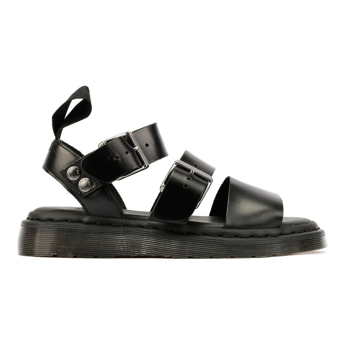 Dr. Martens Gryphon Brando Leather Women's Black Sandals