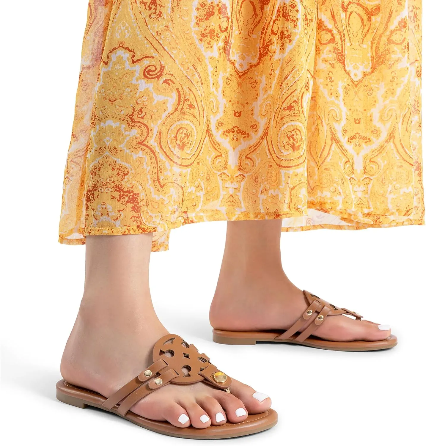 DREAM PAIRS Flip Flops for Women Comfortable Thong Flat Sandals for Summers Dress Beach