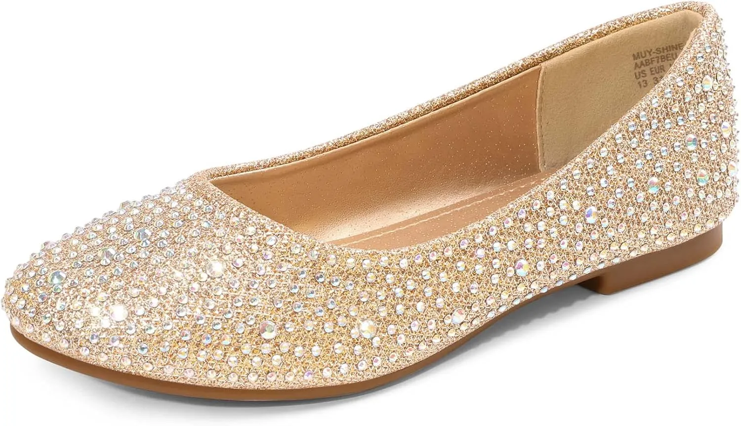 DREAM PAIRS Girls Dress Shoes Slip on Ballerina Flats for Wedding/Party