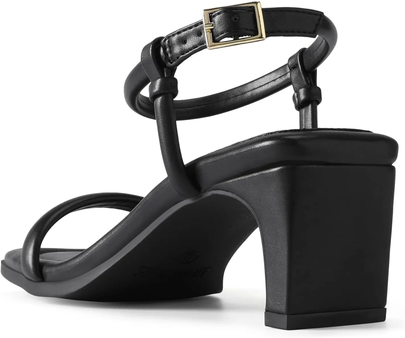 DREAM PAIRS Womens Heels Open Toe Ankle Strap Square Cute Wedding Party Sandal Comfort Dress Shoes