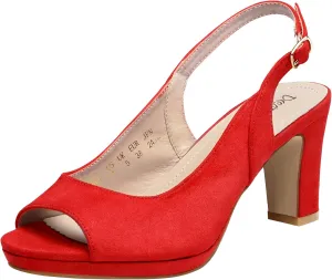 DREAM PAIRS Women’s Sexy High Chunky Heels Peep Toe Platform Block Slingback Dress Pumps Shoes