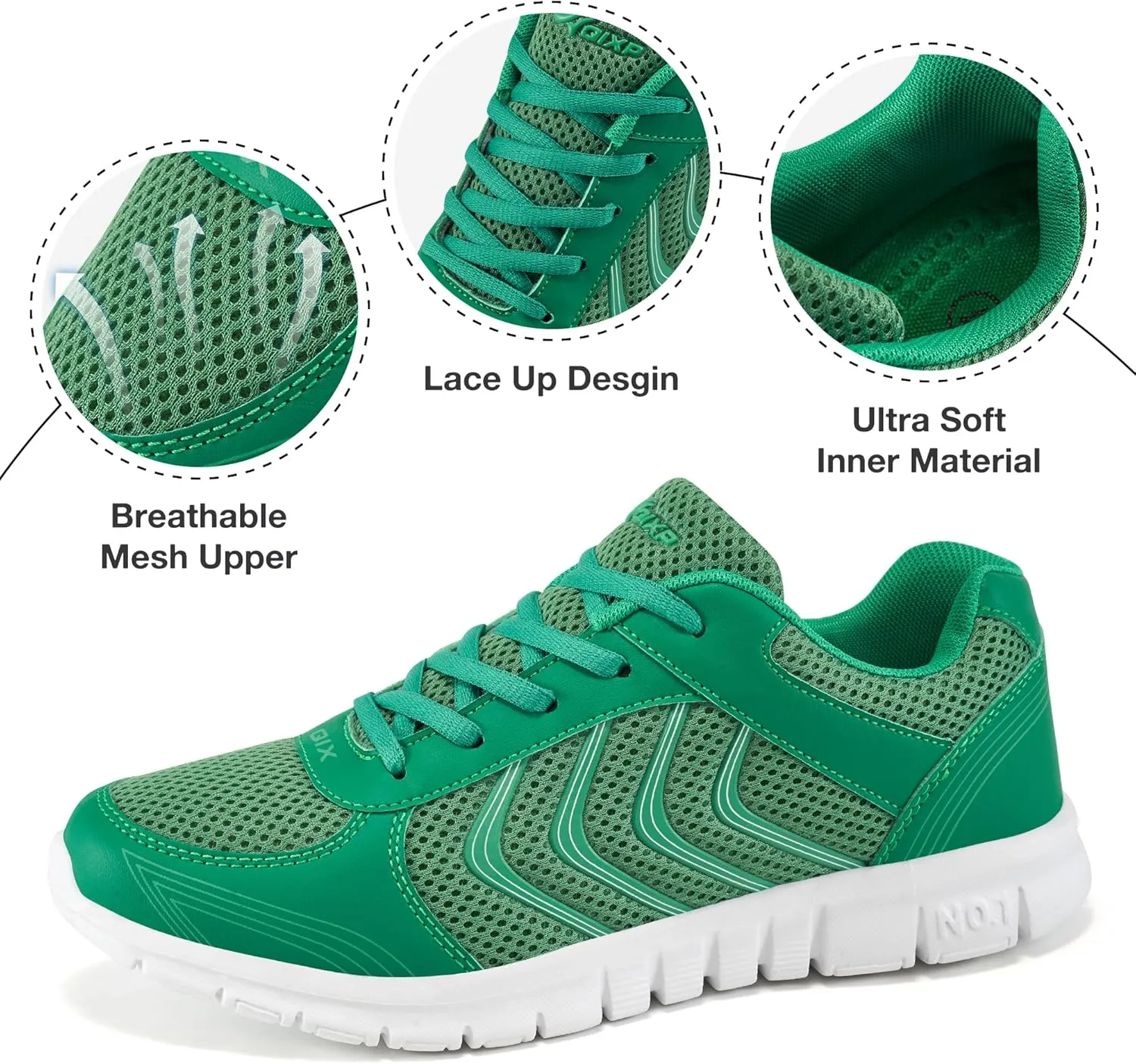 DUOYANGJIASHA Sneakers for Women Running Shoes: Slip On Casual Walking Shoes Non Slip Comfortable Fashion Tennis Shoes Mesh Lightweight Sneaker for Work