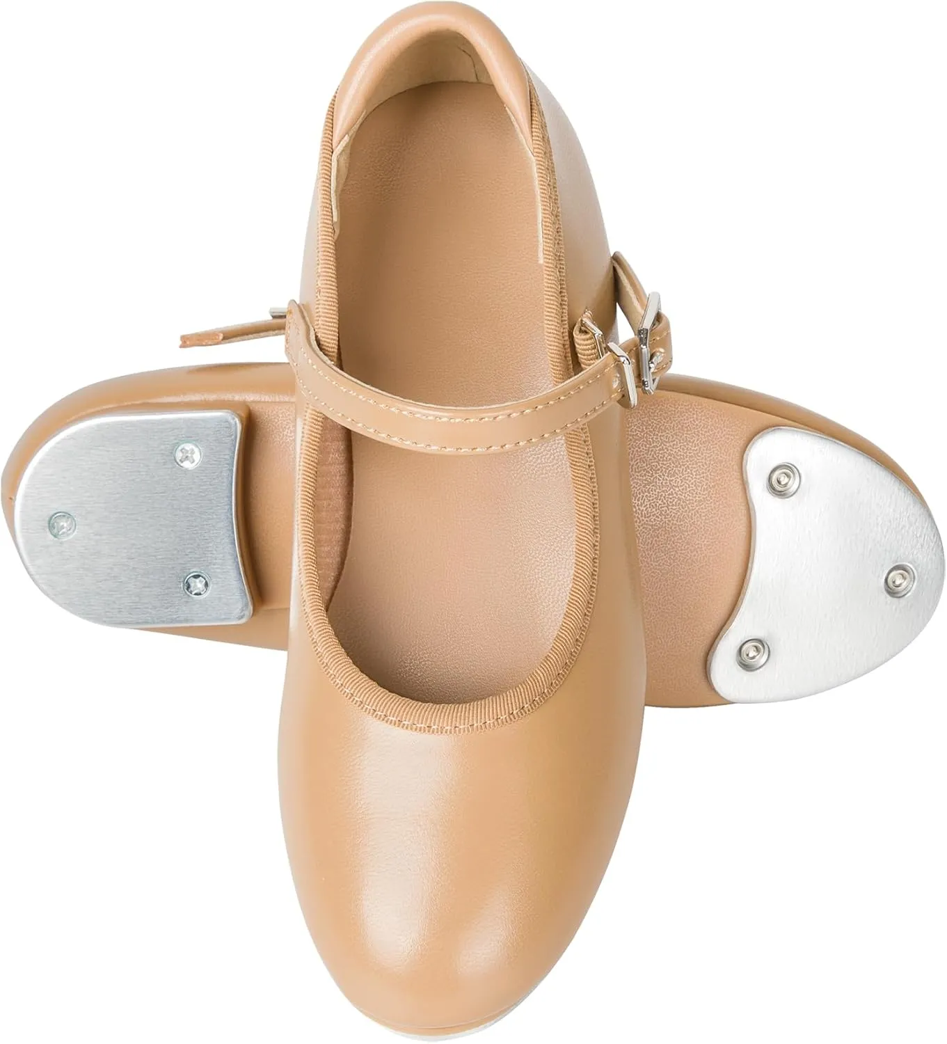 Dynadans Unisex-Child Slide Buckle Strap Tap Shoe Mary Jane Flat