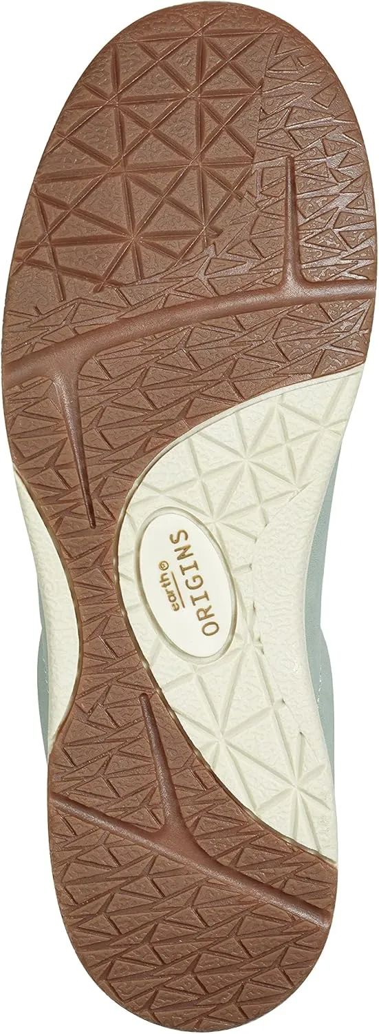 Earth Origins Women’s Emilia Sneaker I Slip-On Leather Clog with Breathable Cutouts for Everyday