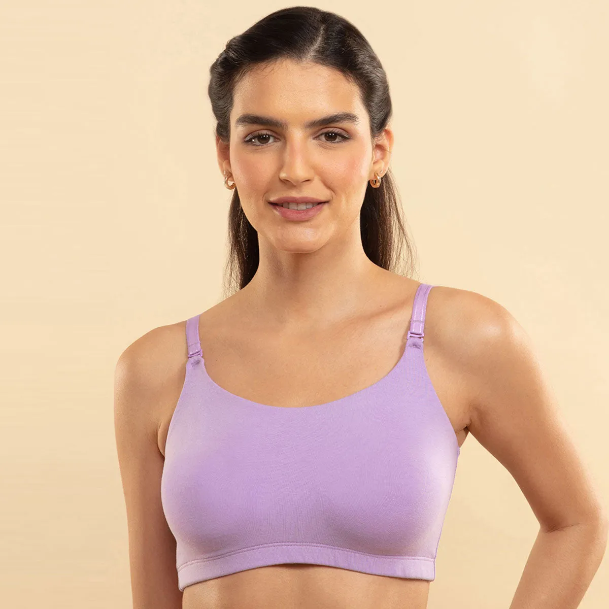Easy Breezy Slip on Bra PO2-NYB165-Pink and Lavender