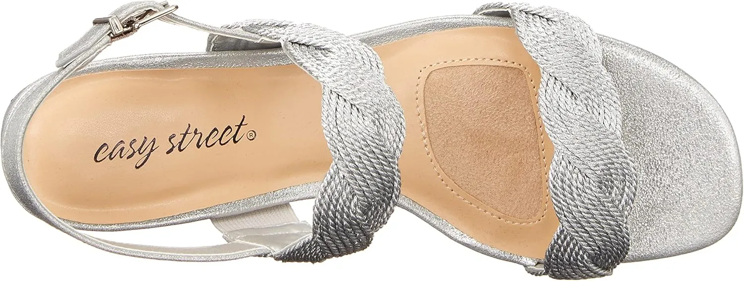 Easy Street Women's Charee Block Heel Sandal Heeled