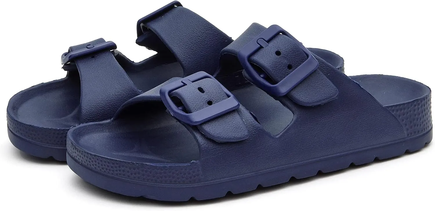 EasyStar Boys and Girls Adjustable Strap EVA Slipper Sandal