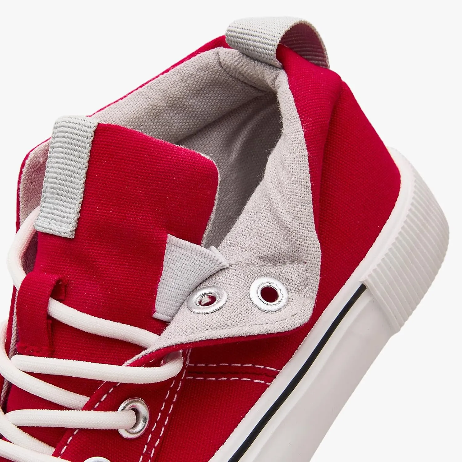 EasyStar Boys Girls Mid-Top Slip On Comfort Fabric Sneaker Shoe