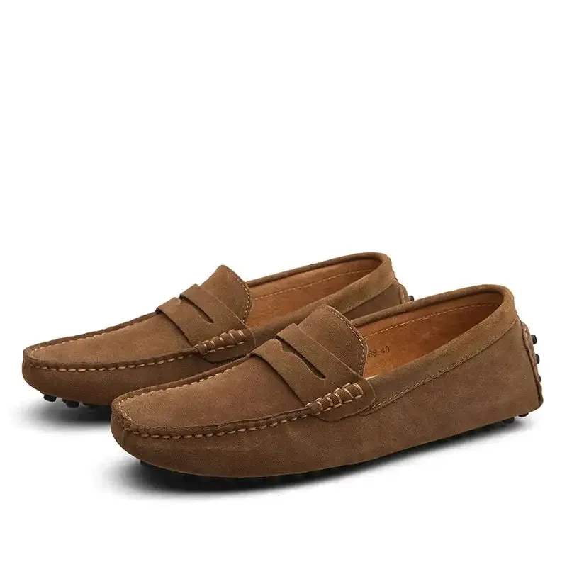 Elegant Leather Slip-On Loafers