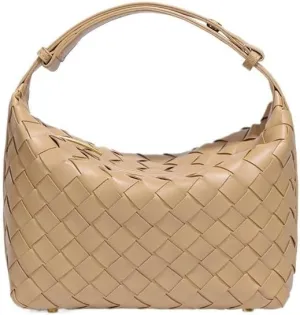 Elegant Woven PU Leather Bag - Versatile and Stylish Shoulder Bag for Women