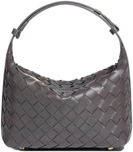 Elegant Woven PU Leather Bag - Versatile and Stylish Shoulder Bag for Women